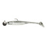 Gumené nástrahy Cormoran Crazy Fin Shad RTF pearl white