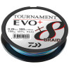 DAIWA Tournament 8 Braid Evo+ multicolor rybárska pletená šnúra