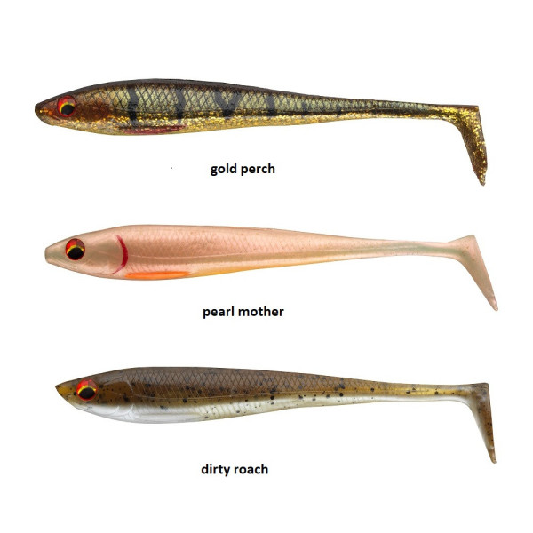 DAIWA Prorex DuckFin Shad Nature Mix set gumených nástrah