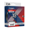 feedrová  pletená rybárska šnúra DAIWA N'Zon X8 Braid Steel Gray
